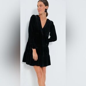 Tnuck kenzo Black Velvet Dress